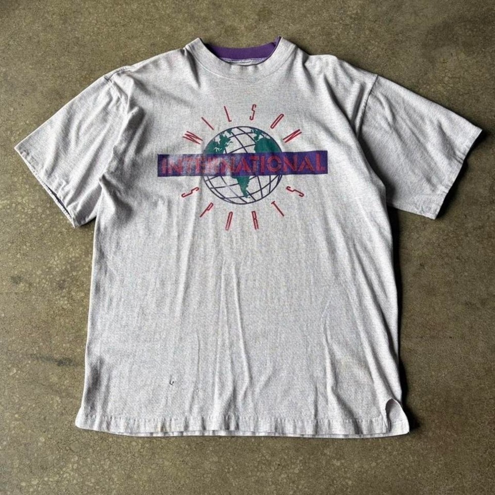 90s wilson sports ringer tee